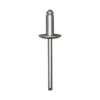 Rivet, tête large, aluminium 4,8 x 12 mm, 55 pcs - Restagraf