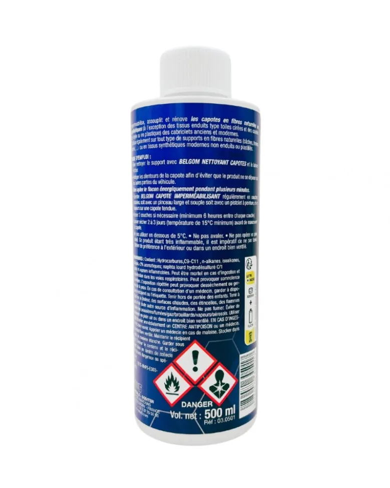 Rénovateur et imperméabilisant, capote voiture, 500ml - Belgom