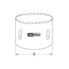 Scie à cloche, Ø37 mm (129.5037) - KSTOOLS