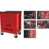 Servante atelier, Racing, 7 tiroirs + composition pare-brise 232 pcs - KSTOOLS
