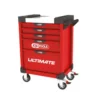 Servante d’atelier, vide, rouge, 5 tiroirs - KS TOOLS