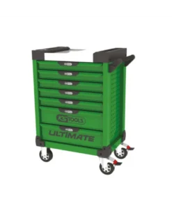Servante d’atelier, vide, verte, 7 tiroirs - KS TOOLS