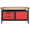 Table de travail atelier, rangement (865.0140) - KS TOOLS