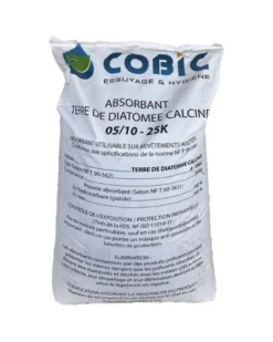 Terre de diatomée, absorbant minéral, 40 litres - Cobic