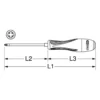 Tournevis pozidriv, PZ2, ULTIMATEgrip, L.100mm - Kstools