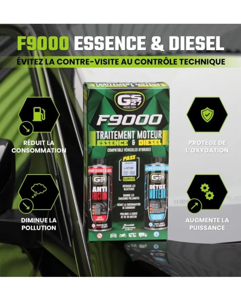 Traitement moteur, essence et diesel, Formule 9000 - GS27