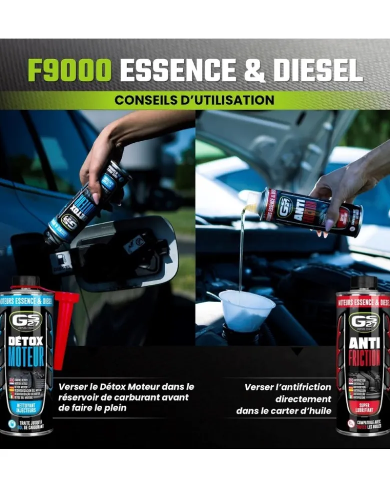 Traitement moteur, essence et diesel, Formule 9000 - GS27
