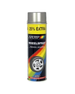 Vernis jantes, couleur acier, acrylique, 500 ml - MOTIP