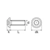 Vis cblx, tête large, M6-1.00 x 20 mm, 15pcs - Restagraf