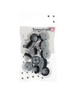 Agrafe panneau de porte, ø8.2 mm, 12pcs - Restagraf