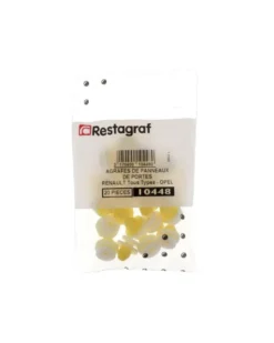 Agrafes de panneau, garniture intérieure et porte, ø 8,2 mm, 20 pcs - Restagraf