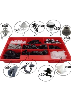 Agrafes plastique carrosserie - Boîte - 3RG