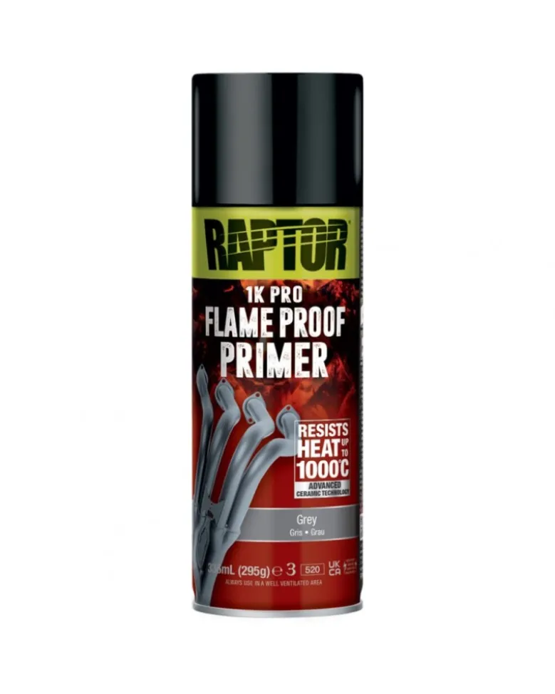 Apprêt peinture, ignifuge, gris, 336 ml - Raptor