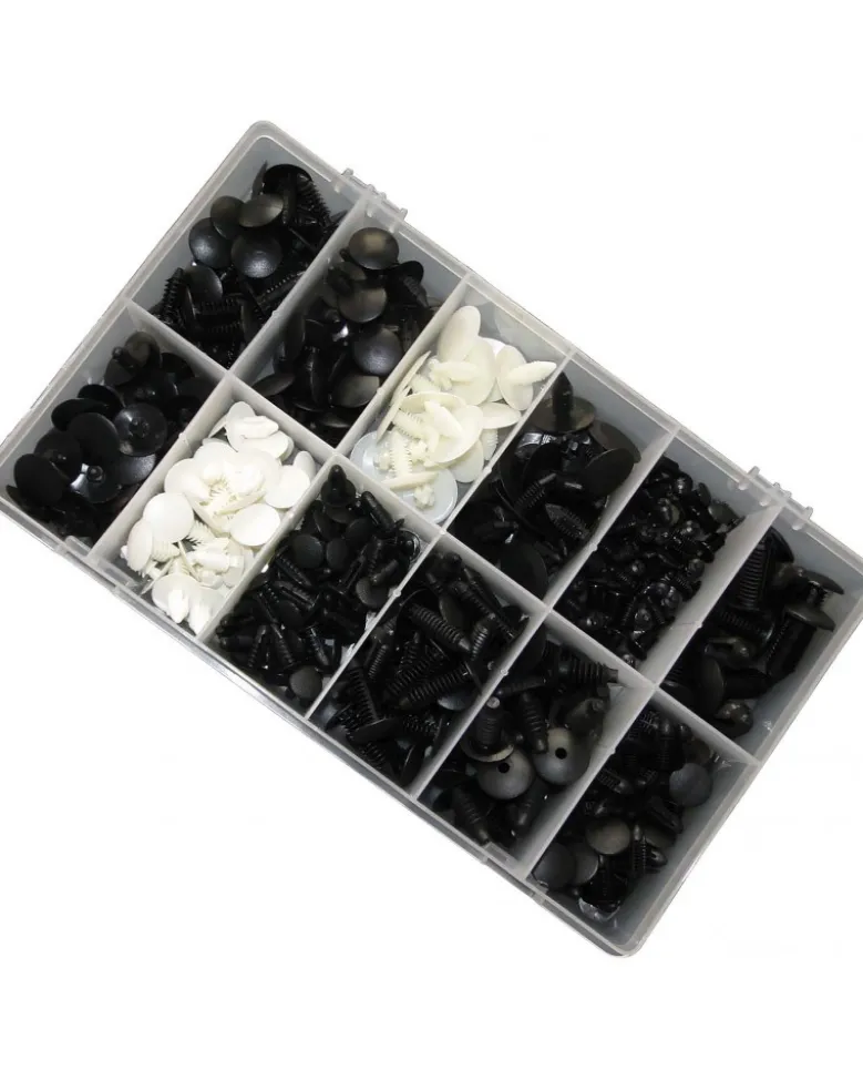 Assortiment agrafes pour câble à tisser 340 pcs KSTOOLS