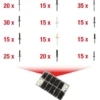 Assortiment de rivets plastiques, 235 pcs KSTOOLS