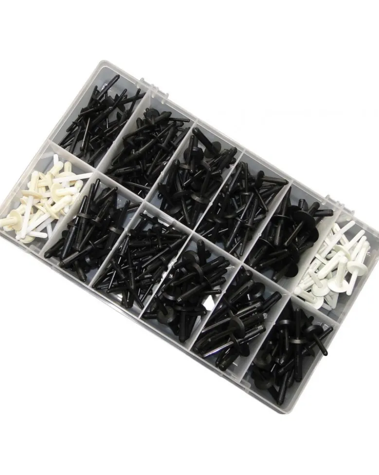 Assortiment de rivets plastiques, 235 pcs KSTOOLS