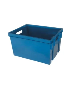 Bac de rangement plastique, 20L, bleu - SODISE