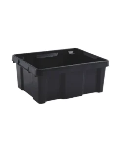 Bac de rangement plastique, 20L, 433 x 342 x 172mm - SODISE
