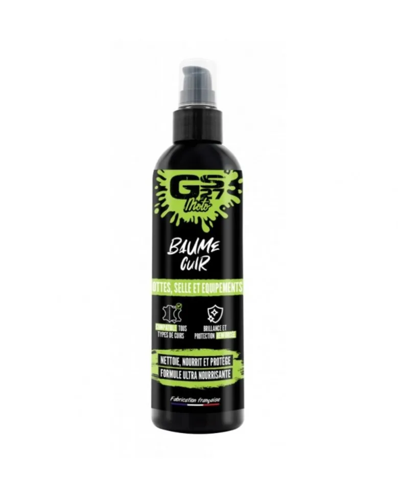 Baume cuir Moto, bottes et blouson 250 ml - GS27