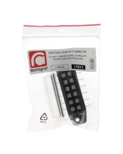 Boitier porte fusible, 6 positions, fusibles plats - Restagraf