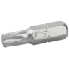 Boîte de 5 embouts de vissage TORX®, L.25 mm, 1/4'', T27 - KS TOOLS