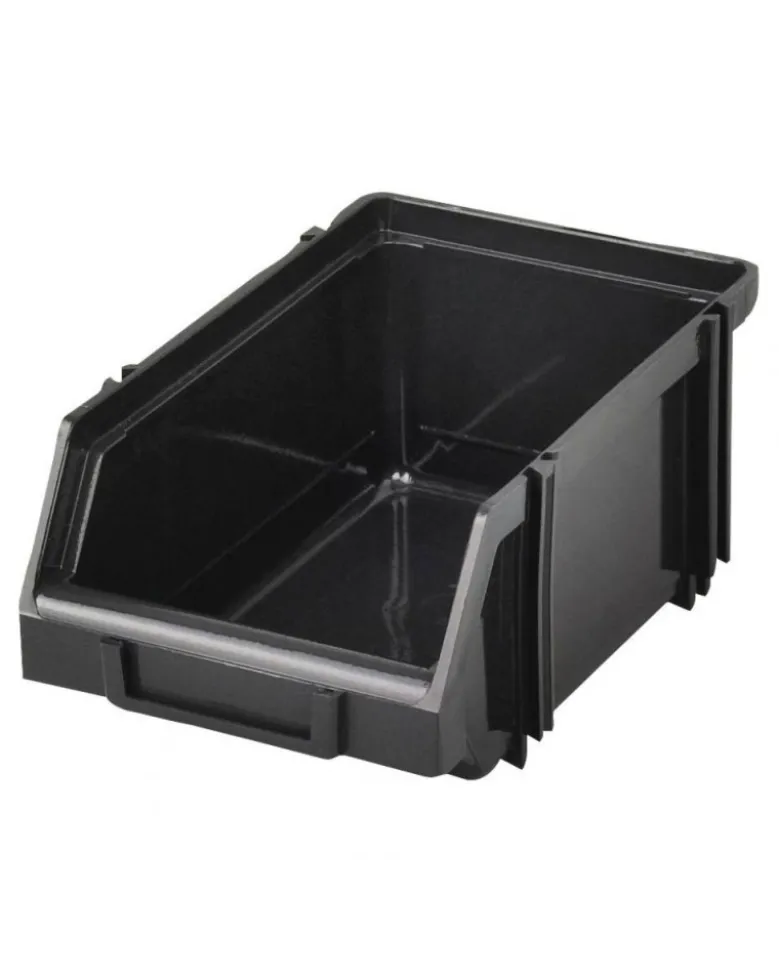 Boîte de rangement, bec noir, polypropylène, 165x110x75mm – Sodise