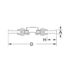 Brosse circulaire, acier torsadé, 0.5 mm, Ø125 mm - KSTOOLS