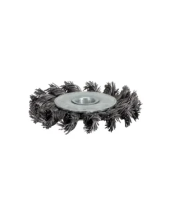 Brosse circulaire, acier torsadé, 0.5 mm, Ø125 mm - KSTOOLS