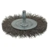 Brosse circulaire, inox ondulé, d.75mm – Sodise