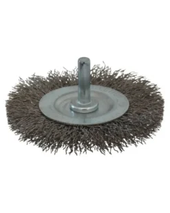 Brosse circulaire, inox ondulé, d.75mm – Sodise