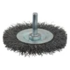 Brosse circulaire, tige 6mm, fil acier ondulé 75mm – Sodise