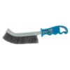 Brosse métallique, convexe fil acier, manche PVC, 250mm, – Sodise
