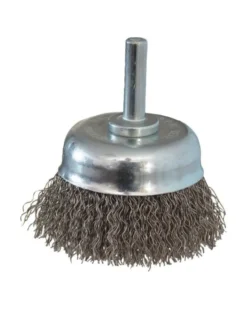 Brosse métallique, coupe, inox ondulé, d.50mm – Sodise
