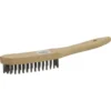 Brosse métallique, fil acier 4 rangs, 290mm – Sodise