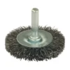 Brosse métallique perceuse, acier ondulé 50mm, tige 6mm – Sodise