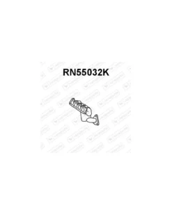 Catalyseur en coude VENEPORTE Ref : RN55032K