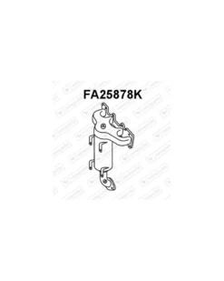 Catalyseur en coude VENEPORTE Ref : FA25878K