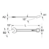Clé mixte, ¾”, 922.0060 - KSTOOLS