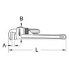 Clé serre tube, stillson, 14" - 350mm (114.0014) - KS Tools