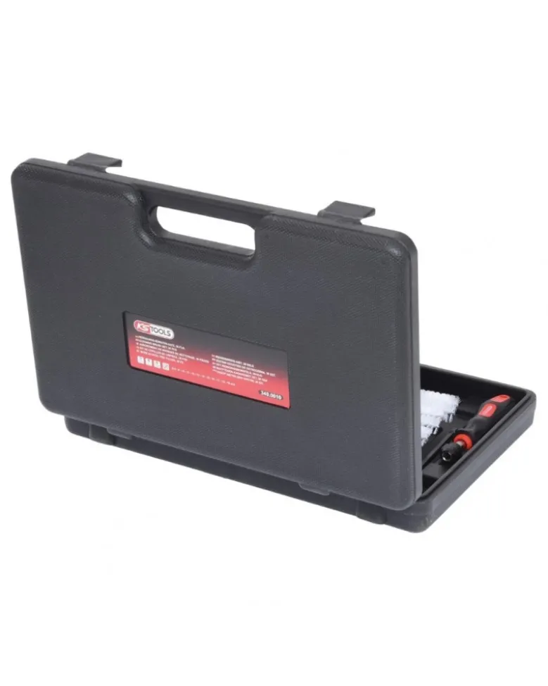 Coffret brosses de nettoyage puit de bougie - KS TOOLS (340.0010)