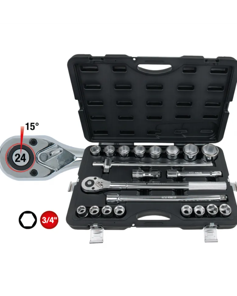 Coffret douilles camion, 3/4" - KSTOOLS