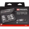 Coffret à douilles facom, 1/2", de 5 à 19 mm, 9 pcs