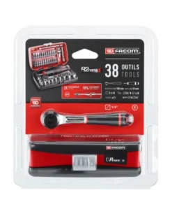 Coffret douilles facom, 6 pans métrique ¼” (R2NANOPB)