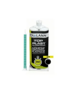 Colle plastique bicomposant, noir, 50 ml - Dialann