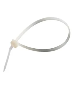 Collier nylon, transparent, 100x2.5mm, 100pcs - Kstools