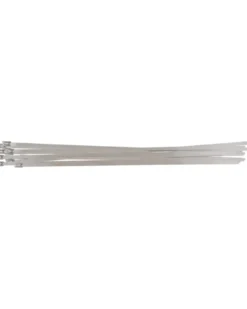 Colliers serre-câble en acier avec fermeture à bille (4,6 x 200mm) (100pcs) - KSTOOLS