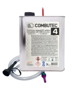 Cérine Peugeot, additif FAP noir Peugeot/Citroën - kit de remplissage Warm Up COMBUTEC 4 - 3L