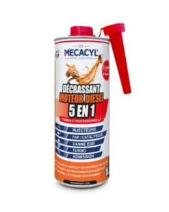 Décrassant moteur diesel, 5 en 1, 1L - Mecacyl