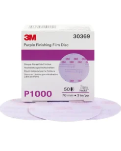 Disque abrasif, finition violet, 260L, 75 mm, non perforé, x50 (30369) - 3M