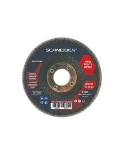 Disque à lamelles, bombée, lot de 10, d.125mm– Sodise